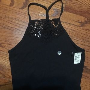 Black halter tank top!